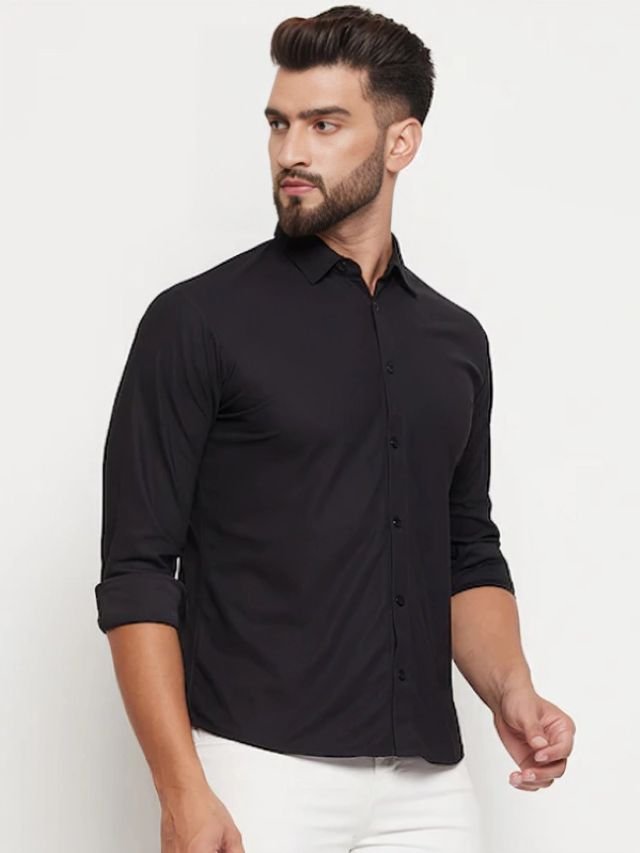 Classic Black Shirts For Men