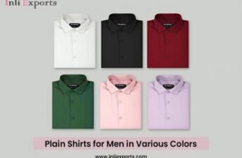 Plain Shirts for Men in Various Colors