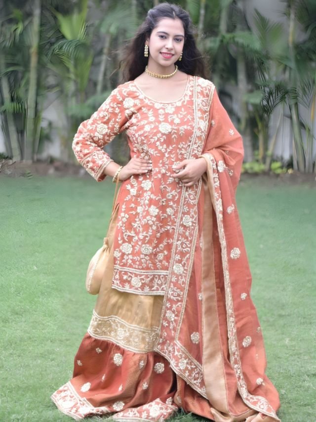 Punjabi Gharara Suit