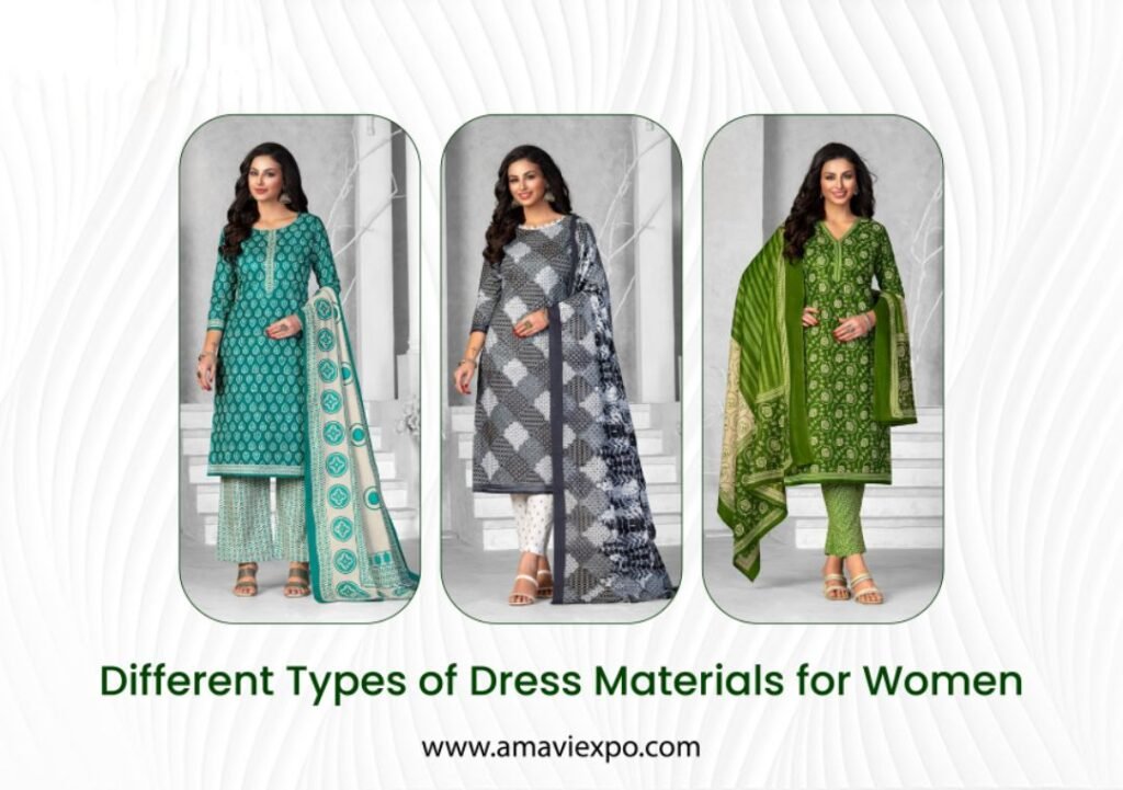 Different Types of Dress Materials for Women