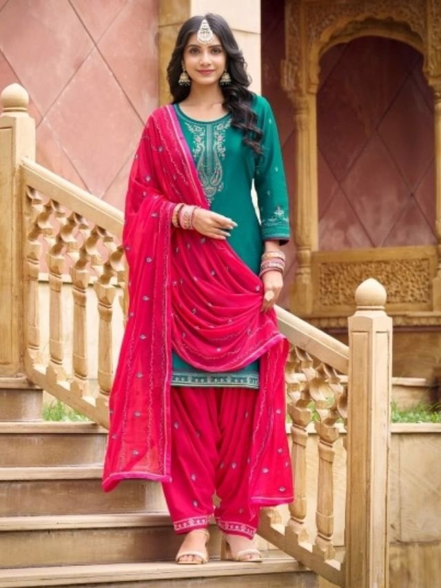 Patiyala Salwar Suit Dress Material For Ladies